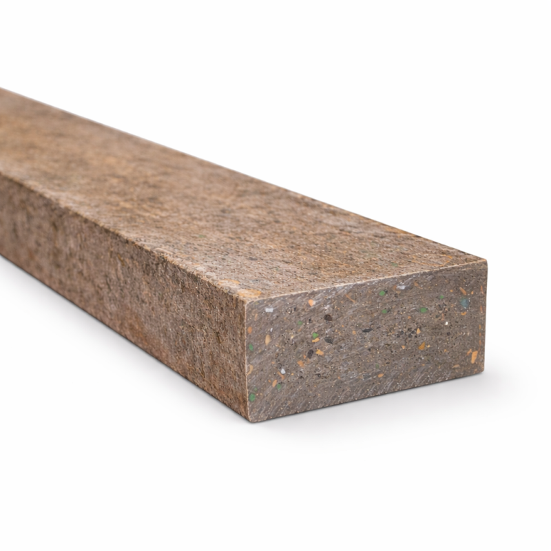 Tabl�n tipo durmiente de madera pl�stica, fabricado con pl�stico reciclado